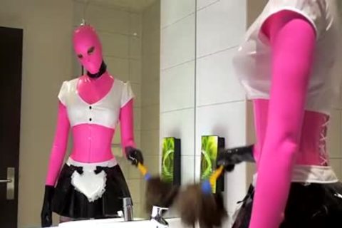 Latex Model teen - Hotel Maid Part 1
