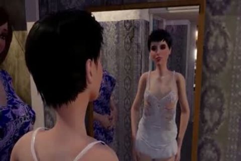 The Gift Part 1 3D Futa ladyboy bang Sissy boy