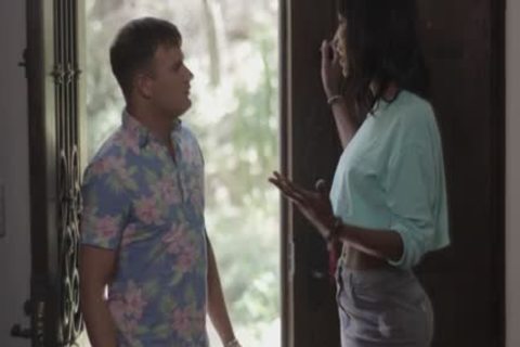 slim ebon Tbabe Natassia nails Stepbros lewd bf while that chap Watch