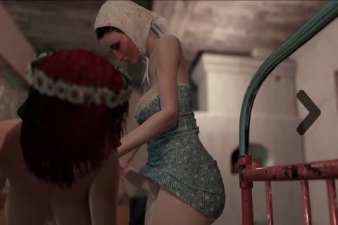 3D Futanari tranny Animation With Dickgirls