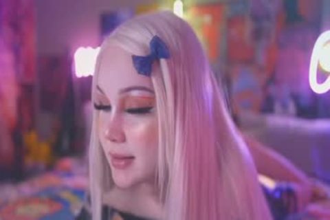 blonde 18YO TS ass dildo plowing