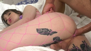 GenderX.com: Lena Moon in sexy lingerie rough cumshot