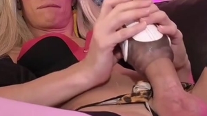 blonde TS With large shlong