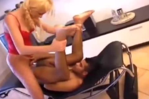 sexy blond lady-man Bonks And Cums On guy
