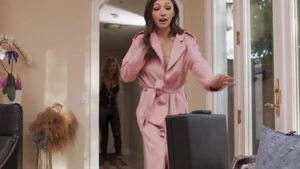 shemale Agent gets ass slammed Using strap On