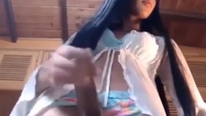 delicious sheboy latina Strokes Her Shecock